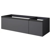 Мебель для ванной комнаты Armadi Art Quatro 2 140 anthracite, с раковиной anthracite