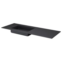 Мебель для ванной комнаты Armadi Art Quatro 2 140 anthracite, с раковиной anthracite