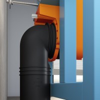 Комплект Унитаз подвесной Bauedge Bau Stil Hurricane-2 безободковый, с микролифтом, белый + Инсталляция VitrA V-Fix Core 732-5800-01 с кнопкой смыва Root R 740-2280 хром