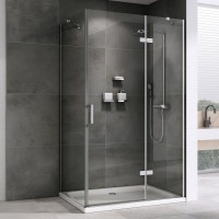 Душевой уголок Abber Zart AG08090-S71 90х70, профиль хром, стекло прозрачное
