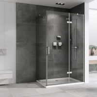 Душевой уголок Abber Zart AG08090-S71 90х70, профиль хром, стекло прозрачное