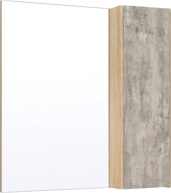 Зеркало Runo Мальта 70, дуб, серый