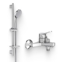 Душевой комплект Смеситель Jacob Delafon Brive E75766-CP + Гарнитур Awaken E99899RU-CP