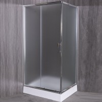 Душевой уголок Esbano ESR-8021 120х80 см, профиль хром, стекло рифленое