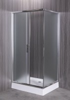 Душевой уголок Esbano ESR-8021 120х80 см, профиль хром, стекло рифленое