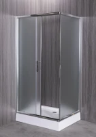 Душевой уголок Esbano ESR-8021 120х80 см, профиль хром, стекло рифленое