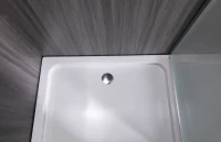 Душевой уголок Esbano ESR-8021 120х80 см, профиль хром, стекло рифленое