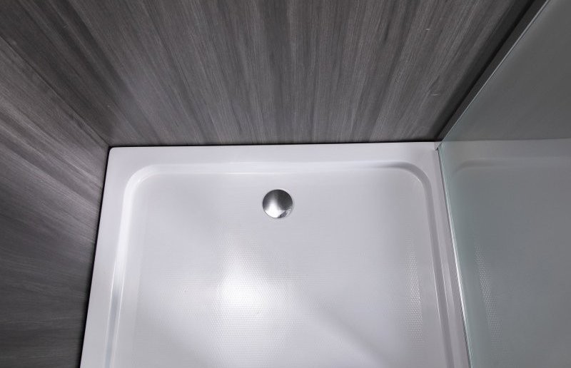 Душевой уголок Esbano ESR-8021 120х80 см, профиль хром, стекло рифленое