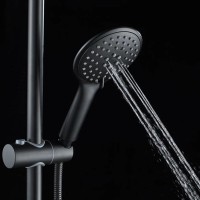 Душевая стойка Shevanik S8736H черная