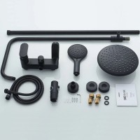 Душевая стойка Shevanik S8736H черная