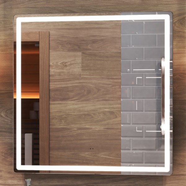 Зеркало Vigo Geometry Comfort 70 с подсветкой, с антизапотевателем