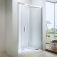 Душевая дверь в нишу Berges Legos LS-4 100 см, профиль хром, стекло прозрачное