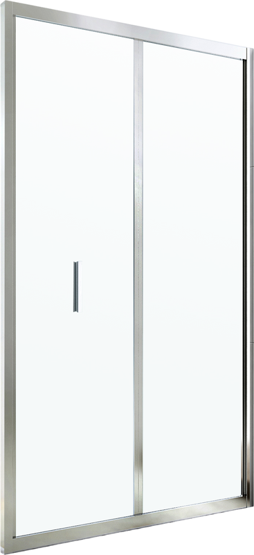 Душевая дверь в нишу Berges Legos LS-4 100 см, профиль хром, стекло прозрачное