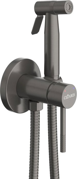 Гигиенический душ Cezares Relax RELAX-DIF-GM С ВНУТРЕННЕЙ ЧАСТЬЮ, оружейная сталь