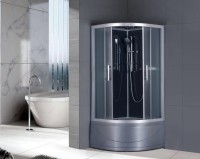 Душевая кабина Esbano Elegancia ESKG90CRB с высоким поддоном