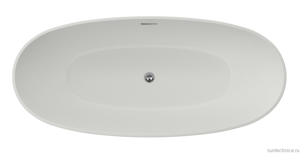 Ванна акриловая Azario DARWIN 1700х750х600 свободностоящая, в комплекте с сифоном и металлической рамой (DAR17075)