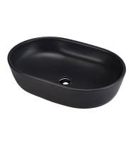 Накладная раковина Duravit D-Neo 60 матовый антрацит, овальная