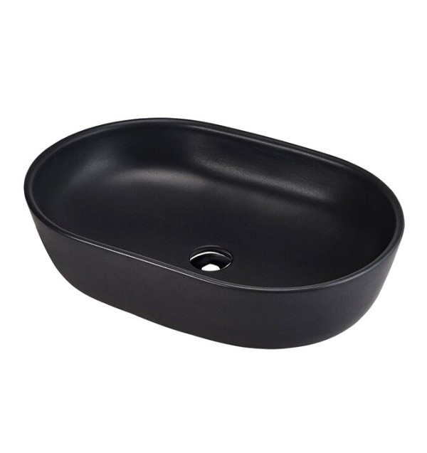 Накладная раковина Duravit D-Neo 60 матовый антрацит, овальная