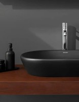Накладная раковина Duravit D-Neo 60 матовый антрацит, овальная