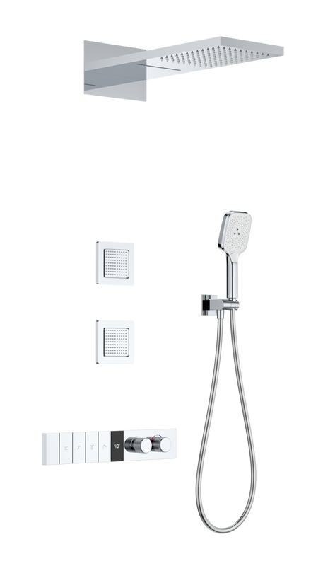 Душевой комплект Wonzon & Woghand WW-D4538-A-CR С ВНУТРЕННЕЙ ЧАСТЬЮ, хром