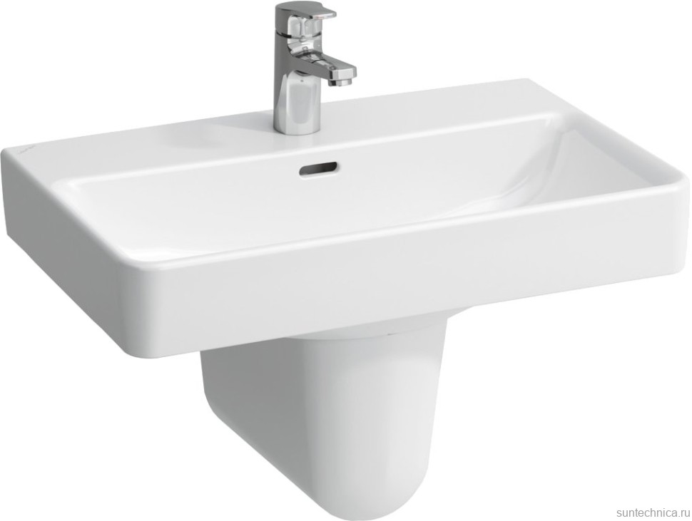 Раковина подвесная Laufen Pro S 8.1895.8.000.104.1 55 белая, прямоугольная