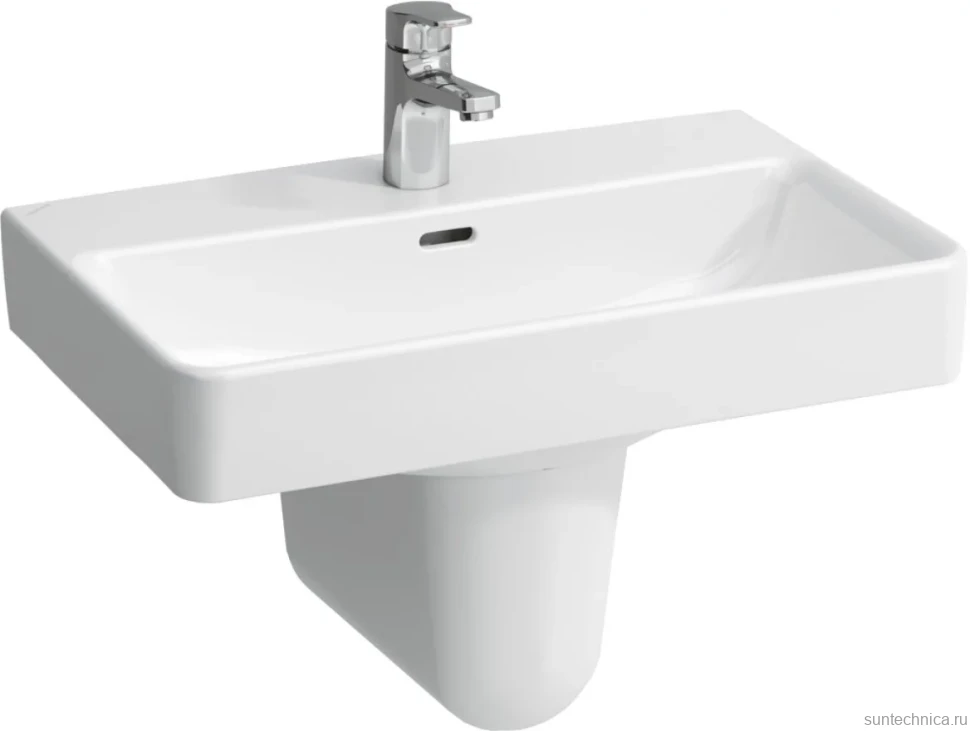 Раковина подвесная Laufen Pro S 8.1895.8.000.104.1 55 белая, прямоугольная