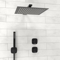 Душевой комплект Wasserkraft Nuthe A9151.264.219.162.327.242.217 С ВНУТРЕННЕЙ ЧАСТЬЮ, черный