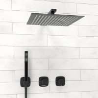 Душевой комплект Wasserkraft Nuthe A9151.264.219.162.327.242.217 С ВНУТРЕННЕЙ ЧАСТЬЮ, черный