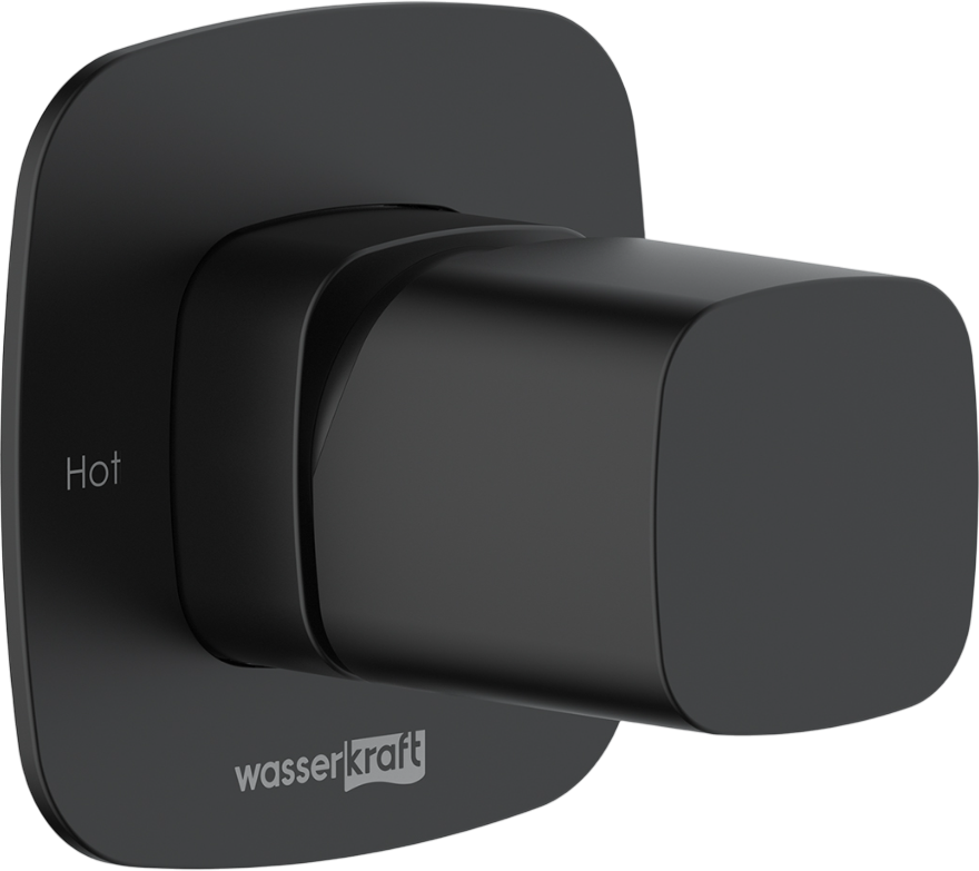 Душевой комплект Wasserkraft Nuthe A9151.264.219.162.327.242.217 С ВНУТРЕННЕЙ ЧАСТЬЮ, черный