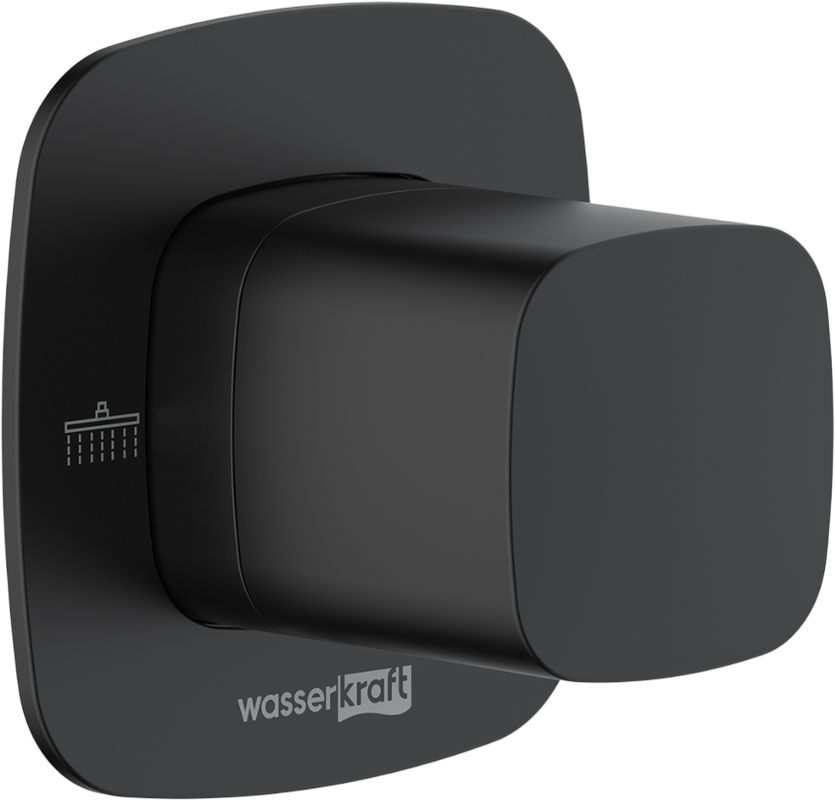 Душевой комплект Wasserkraft Nuthe A9151.264.219.162.327.242.217 С ВНУТРЕННЕЙ ЧАСТЬЮ, черный