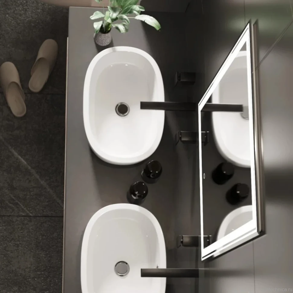 Зеркало Mixline Мелис 60 с подсветкой