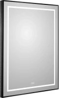 Зеркало BelBagno Kraft 90x70, с подсветкой, с подогревом, черный