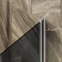 Шторка на ванну Maybahglass MGV-779-5 60x140, профиль матовый хром, стекло графит