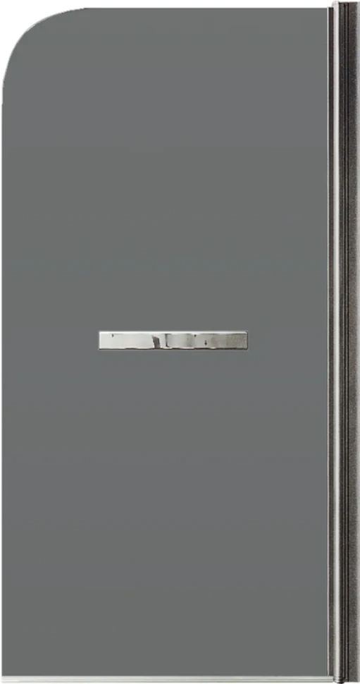Шторка на ванну Maybahglass MGV-779-5 60x140, профиль матовый хром, стекло графит
