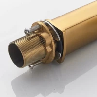Смеситель для раковины Shevanik S4201G, золотой сатин Смеситель для раковины Shevanik S4201G, золотой сатин