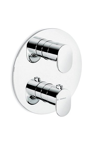 Термостатический смеситель встраиваемый KERAMA MARAZZI Ole 67638EKM.21.018 С ВНУТРЕННЕЙ ЧАСТЬЮ, матовый черный