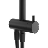 Душевая стойка KERAMA MARAZZI Fonte FO.101.KM.BLK.M матовая черная