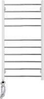 Полотенцесушитель электрический Domoterm Куба П10 50x100 EL, хром, L