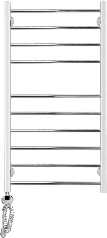 Полотенцесушитель электрический Domoterm Куба П10 50x100 EL, хром, L