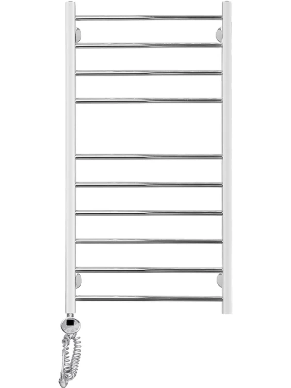 Полотенцесушитель электрический Domoterm Куба П10 50x100 EL, хром, L