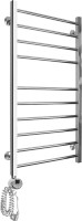Полотенцесушитель электрический Domoterm Куба П10 50x100 EL, хром, L
