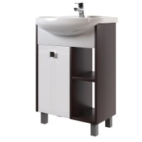 Тумба для ванной "БОСКО-65" белая/венге под раковину Best-65 (Sanita Lux)(ПВХ) Тумба для ванной "БОСКО-65" белая/венге под раковину Best-65 (Sanita Lux)(ПВХ)