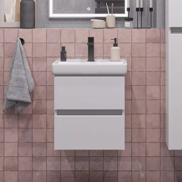 Тумба под раковину SanStar Велья 50 подвесная, белая