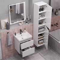 Тумба под раковину SanStar Велья 50 подвесная, белая