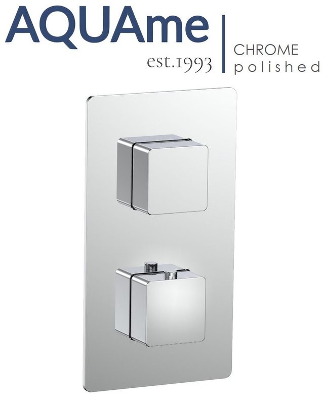 Смеситель для ванны и душа AQUAme Savona с термостатом AQM8809CR