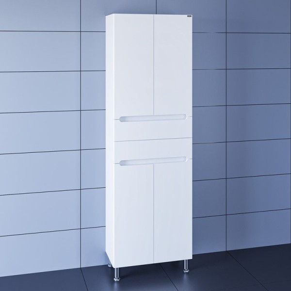 Шкаф пенал для ванной СаНта Лондон 60 напольный