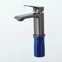 Смеситель для раковины Frap H84-9 F1084-9 оружейная сталь Смеситель для раковины Frap H84-9 F1084-9 оружейная сталь