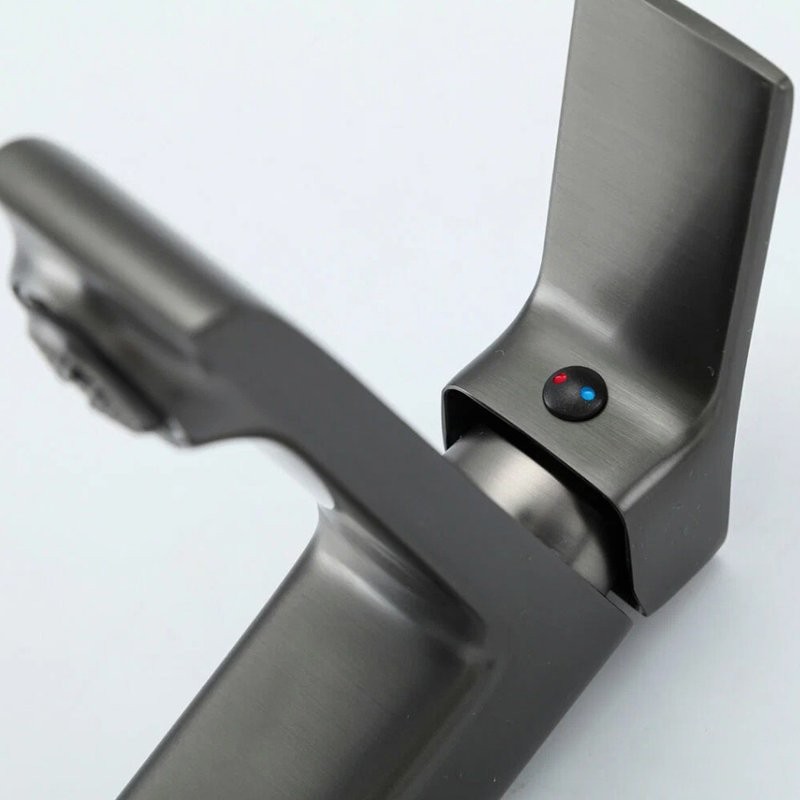 Смеситель для раковины Frap H84-9 F1084-9 оружейная сталь