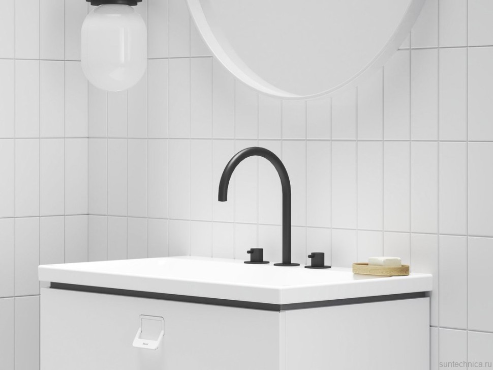 Смеситель для раковины Ravak Espirit ES 018.20 BLM матовый черный