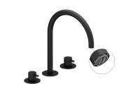 Смеситель для раковины Ravak Espirit ES 018.20 BLM матовый черный Смеситель для раковины Ravak Espirit ES 018.20 BLM матовый черный